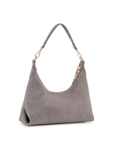 Seidenfelt Rena Schultertasche 30 cm in grey