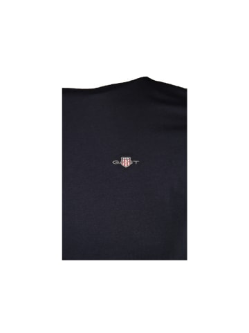 Gant Rundhals T-Shirt für Damen in blau