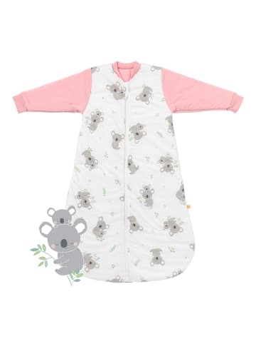 Schlummersack Babyschlafsack, 3.5 TOG in Rosa-Weiß