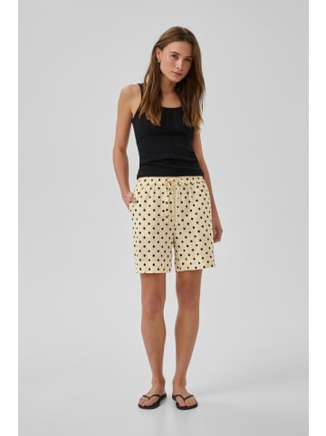 My Essential Wardrobe Shorts MWNada Casual fit in Lemon Icing W. Dots