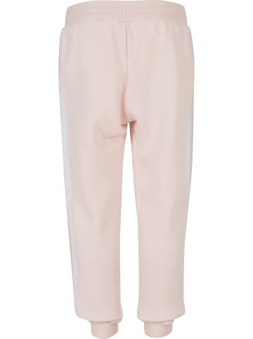 Urban Classics Trousers - Sweat in pink/white/pink