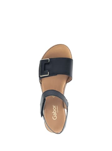Gabor Plateau Sandalen für Damen in schwarz