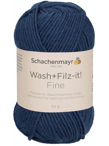 Schachenmayr since 1822 Filzgarne Wash+Filz-it! Fine, 50g in Indigo