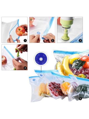 LA VAGUE SOUS-CHEF Sous Vide Vakuum-Set in weiß