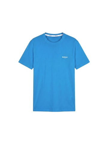 Hellblau Baumwolle Herren T-Shirt
