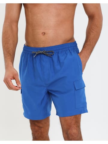 Threadbare Badehose THB Swim Short Saxon in Blau