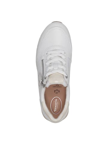 Tamaris WIDE FIT Sneaker in WHITE NAPPA