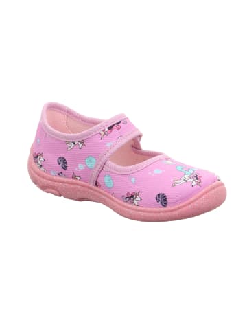 superfit Hausschuh BELINDA in Rosa/Mehrfarbig