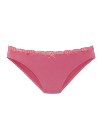 LASCANA Bikinislip in creme, rot, pink, schwarz
