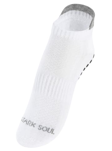 Stark Soul® Rutschfeste Sportsocken 3 Paar für Yoga und Pilates in weiss