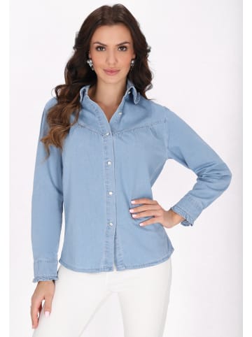 faina Women Shirt in blue