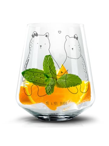 Mr. & Mrs. Panda Tumbler Bär Freundin ohne Spruch in Transparent