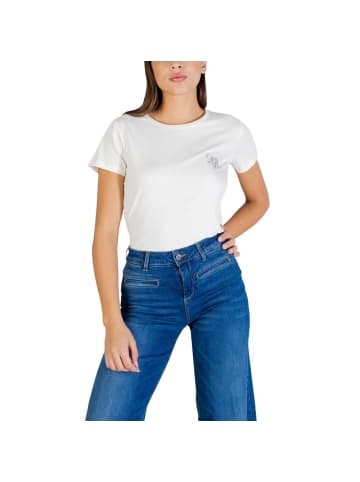 Liu Jo Weiß Baumwolle T-Shirt