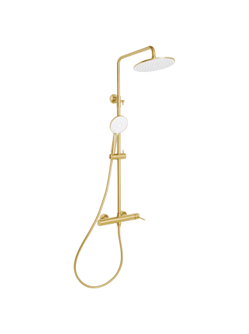 Beliani Wannenarmaturen PUYEHUE in Gold - (W) 24 x (H) 81 x (L) 30 cm