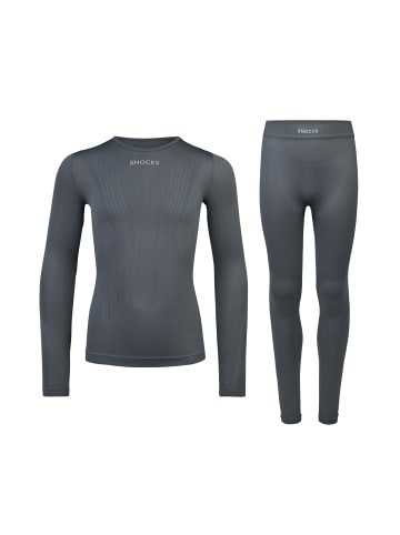 SNOCKS Thermounterwäsche Kinder 1 Stück in Grau