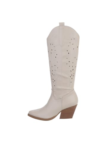 Ital-Design Stiefel in Beige