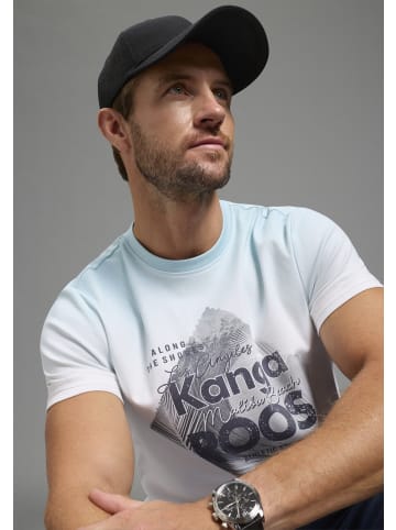 Kangaroos T-Shirt in Aqua