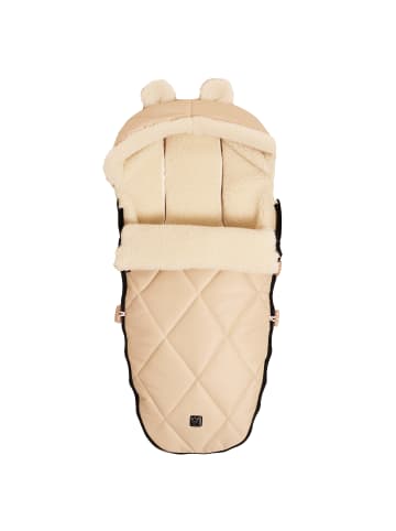 Kaiser Naturfellprodukte Kinderwagen Fußsack XL Ears Wool marzipan
