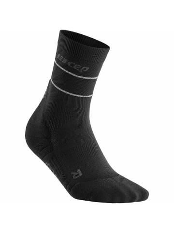 cep Running-Socken Reflective Mid-Cut in Schwarz011