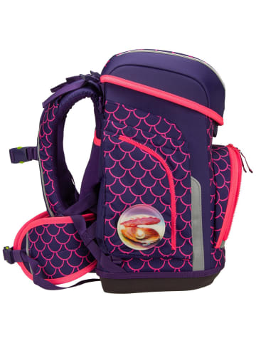Ergobag Schulranzen cubo Set COLOR FLASH in PerlentauchBär