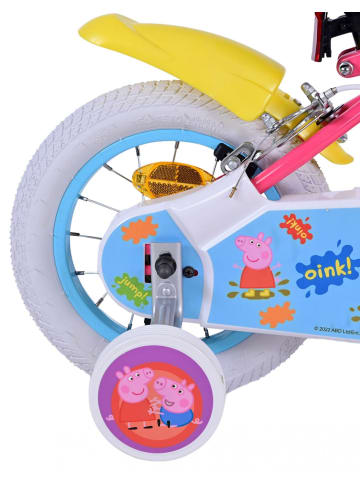 Volare Kinderfahrrad Peppa Pig für Mädchen 12 Zoll Kinderrad in Pink 3 Jahre