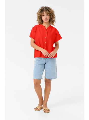 Cream Kurzarmhemd CRLori Regular fit in Flame Scarlet
