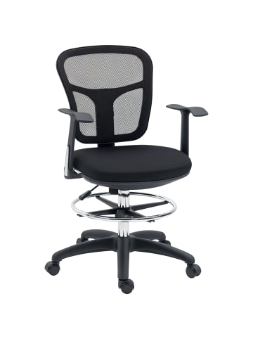 Vinsetto Bürostuhl-59L x 59B x 95-115H cm-Schwarz