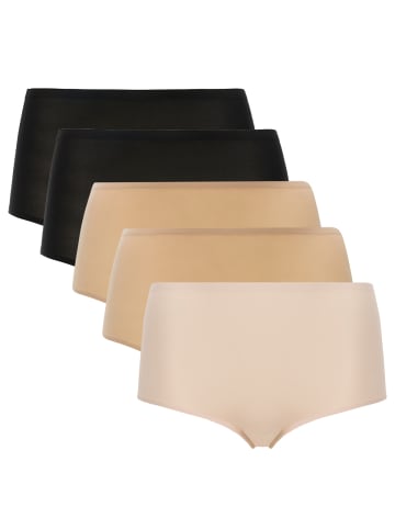 Chantelle Panty 5er Pack in Schwarz/Nude/Creme