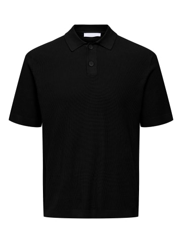 Only&Sons Poloshirt 'Tony' in schwarz