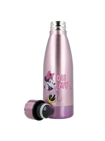 Disney Minnie Mouse Thermo-Trinkflasche | 340 ml | Minnie Mouse | Kinder Edelstahl Flasche