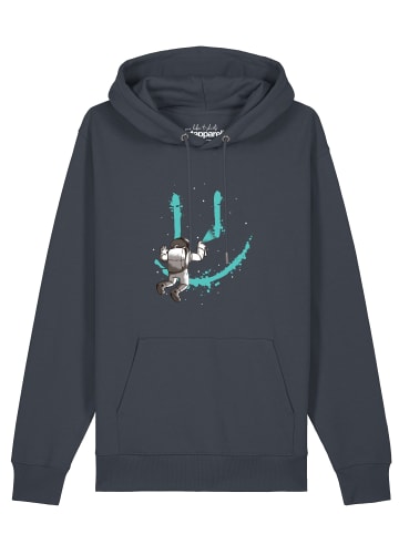 wat? Apparel Sweatshirt Graffiti Astronaut in India Ink Grey