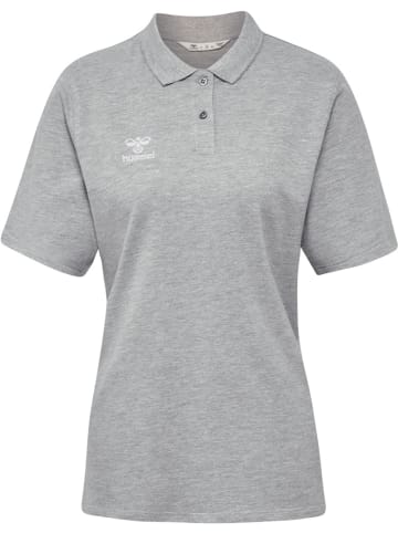 Hummel Polo "Hmlgo 2.0 Polo Woman" in Grau