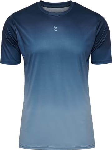 Hummel T-Shirt "Pulse Gradient T-Shirt S/S" in Blau