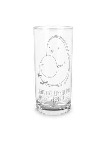 Mr. & Mrs. Panda Wasserglas Avocado Pfeifen mit Spruch in Transparent