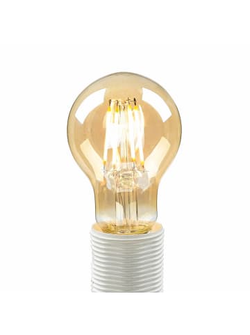 Licht-Erlebnisse E27 LED-Leuchtmittel in Warmweiß EEK F A bis G Ø 6 cm in Braun