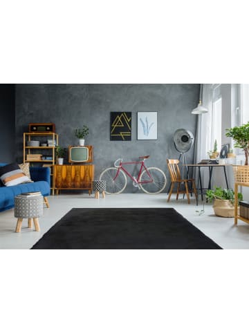 Arte Espina Hochflor Teppich Rabbit 125 in anthrazit - rechteckig