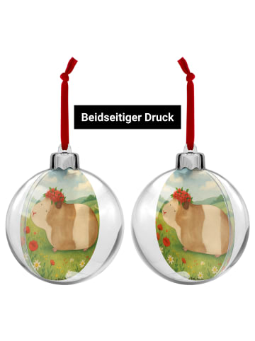 Mr. & Mrs. Panda Weihnachtskugel Kunststoff Meerschweinchen Weis... in Weiß