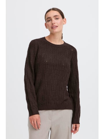 Oxmo Strickpullover OXSinva in Braun