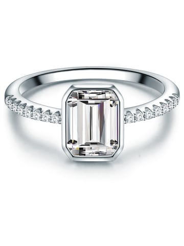 Trilani Ring Sterling Silber Zirkonia in silber