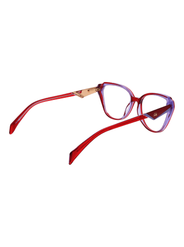 Ana Hickmann Damen Optische Fassungen Katzenauge Rot