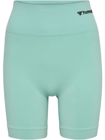 Hummel Hummel Kurze Hose Hmltif Yoga Damen Dehnbarem Atmungsaktiv Schnelltrocknend Nahtlosen in OCEAN WAVE