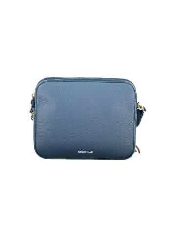 COCCINELLE Blaue Leder-Handtasche