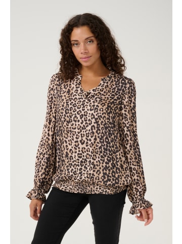 CULTURE Langarm-Bluse CUpia in Leopard