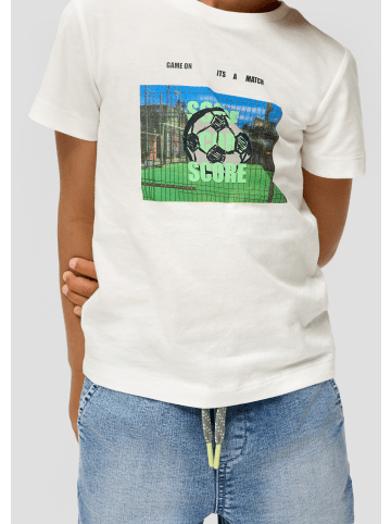 s.Oliver T-Shirt kurzarm in Creme