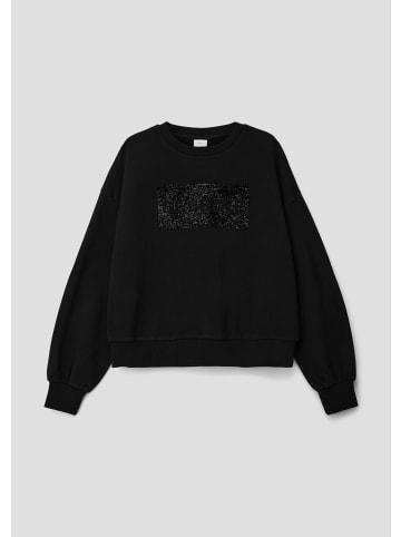 s.Oliver Sweatshirt langarm in Schwarz