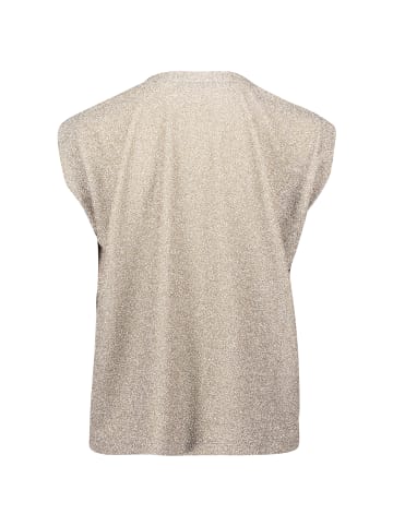 Zero  Glitzershirt mit Rundhalsausschnitt in French Oak