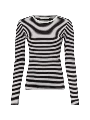 MOSS COPENHAGEN Langarmshirt MSCHGemma Hadrea O Top in schwarz weiß