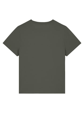 wat? Apparel T-Shirt Pink Bike in Khaki