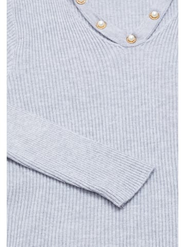 CHANI Damen Strickpullover in Grau Melange