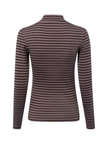 Marie Lund Langarmshirt in grau schwarz